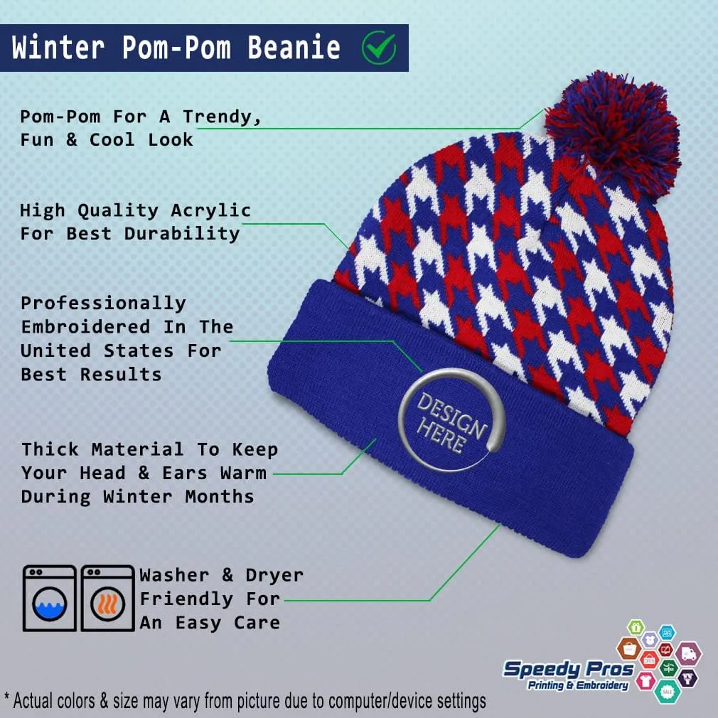 Pom Pom Beanies for Women I'll Bring The Pure Romance Skull Cap Winter Hats for Men Acrylic 1 Size