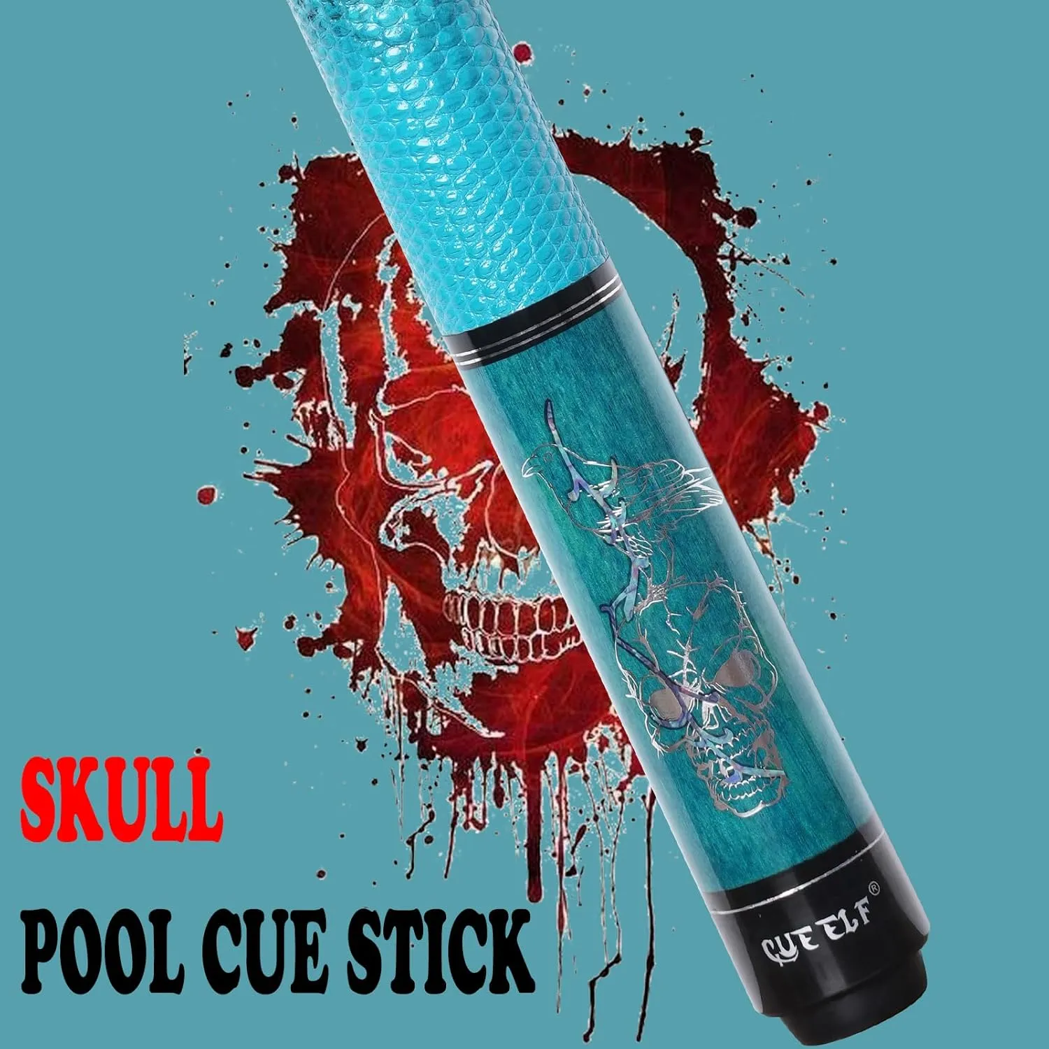 Pool Cue Stick 100% Canadian Maple Wood Pool Cue 13mm Tip Billiard cue Stick 19.5-21oz Pool Sticks Suitable for Bars,Club,Pool Table Sports