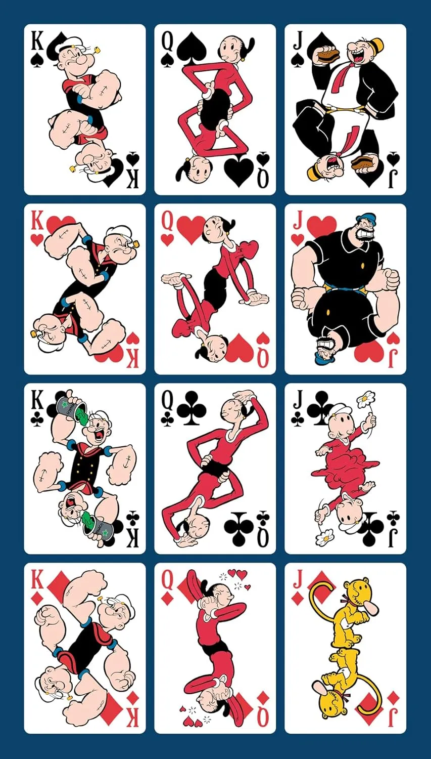 Popeye The Sailor Man Limited Edition Playing Cards