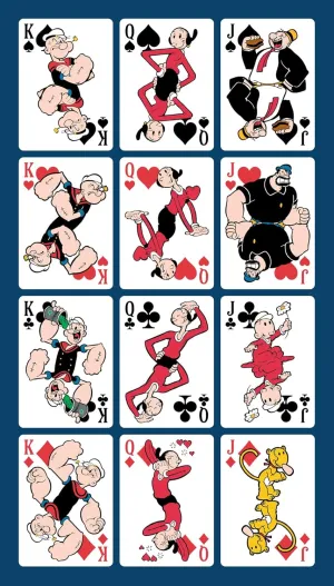 Popeye The Sailor Man Limited Edition Playing Cards