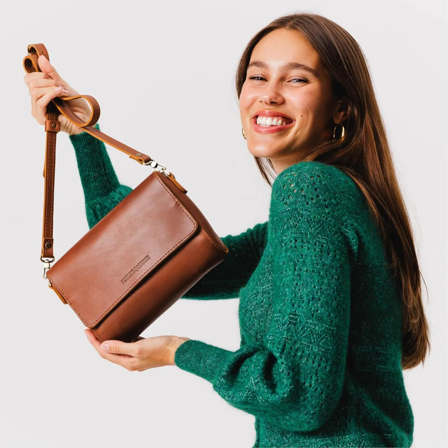 Portland Leather Goods Metro Crossbody Bag for Women – Handmade from the Finest Full-Grain Hides