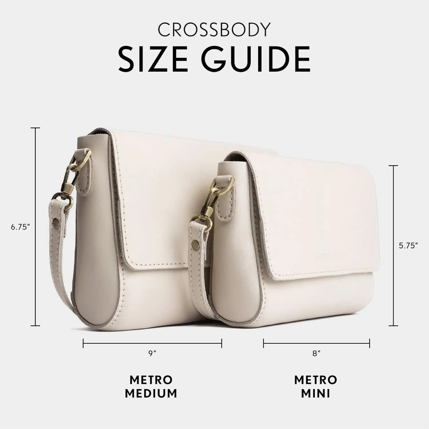 Portland Leather Goods Metro Crossbody Bag for Women – Handmade from the Finest Full-Grain Hides