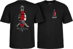 Powell Peralta Skull & Nunchucks Bruce Lee Collab T-Shirt, Black, 3XL