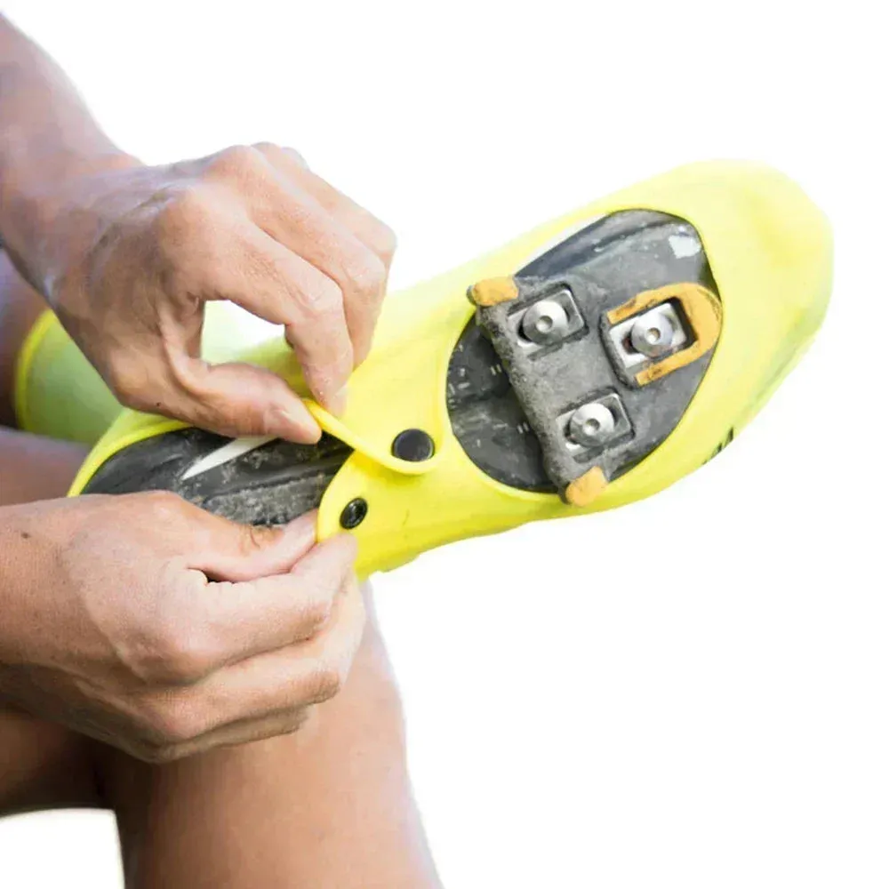 Premium Tall Silicone Cycling Shoe Covers - Waterproof & Windproof Overshoes