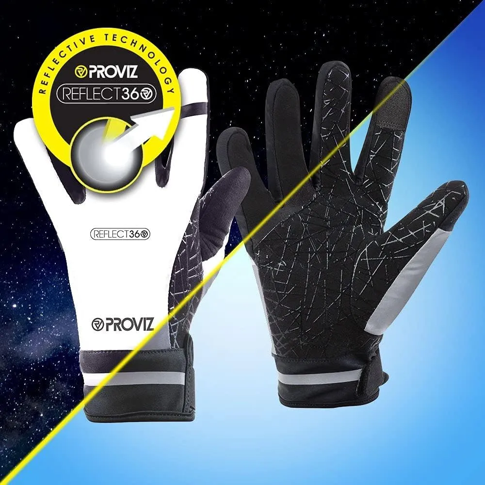 Proviz REFLECT360 Touch Screen Reflective Waterproof Breathable Cycling Gloves
