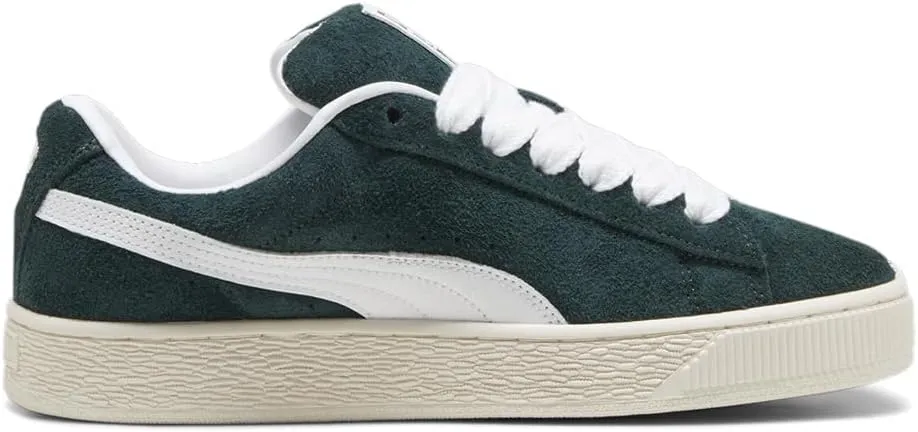 Puma Mens Suede XL Hairy Lace Up Sneakers Shoes Casual - Green