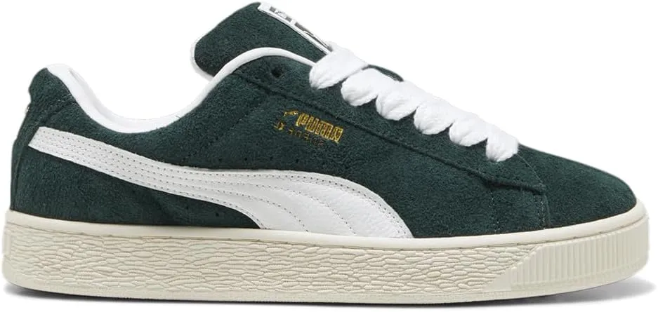 Puma Mens Suede XL Hairy Lace Up Sneakers Shoes Casual - Green