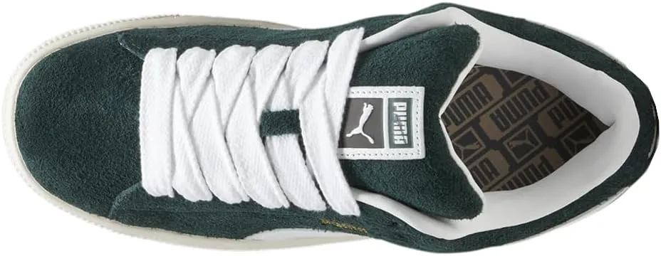 Puma Mens Suede XL Hairy Lace Up Sneakers Shoes Casual - Green