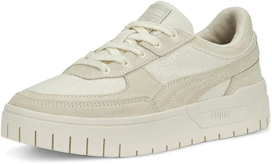 Puma Womens Cali Dream Blank Canvas Lace Up Sneakers Shoes Casual - Off White
