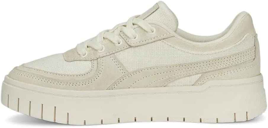 Puma Womens Cali Dream Blank Canvas Lace Up Sneakers Shoes Casual - Off White