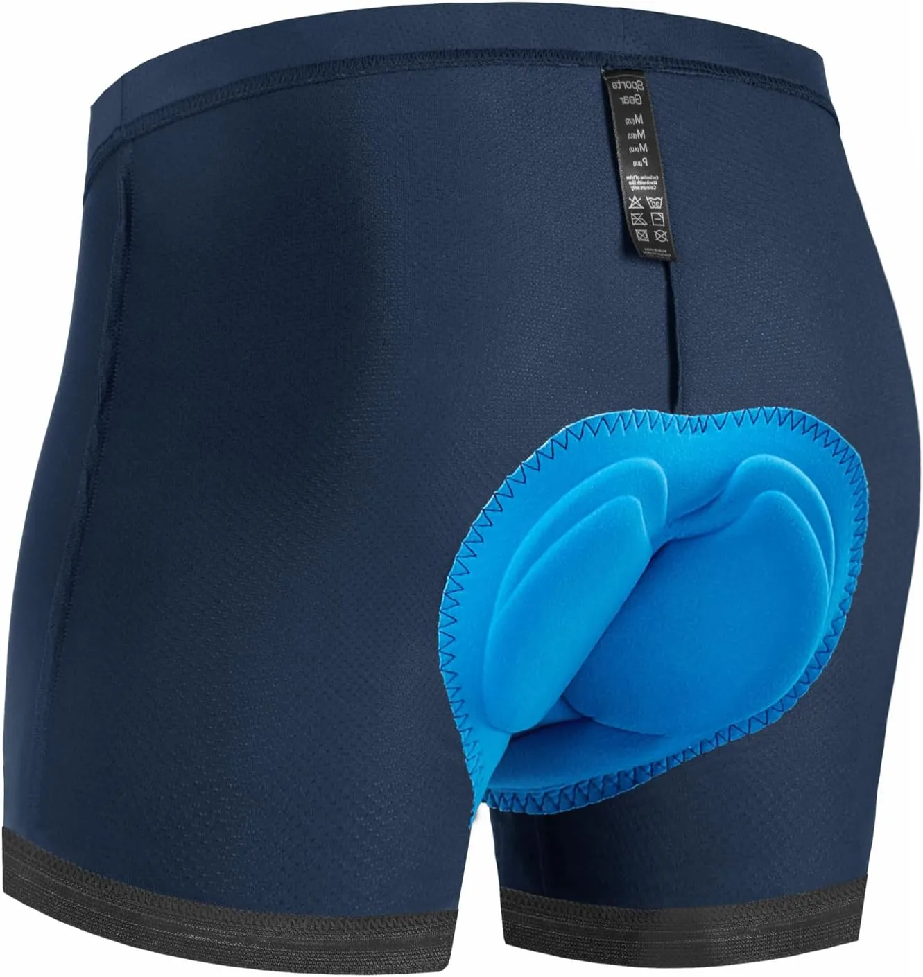 qualidyne Men's Cycling Underwear 4D Padded Bike Shorts MTB Liner Bicycle Undershorts Biking Underpants Breathable