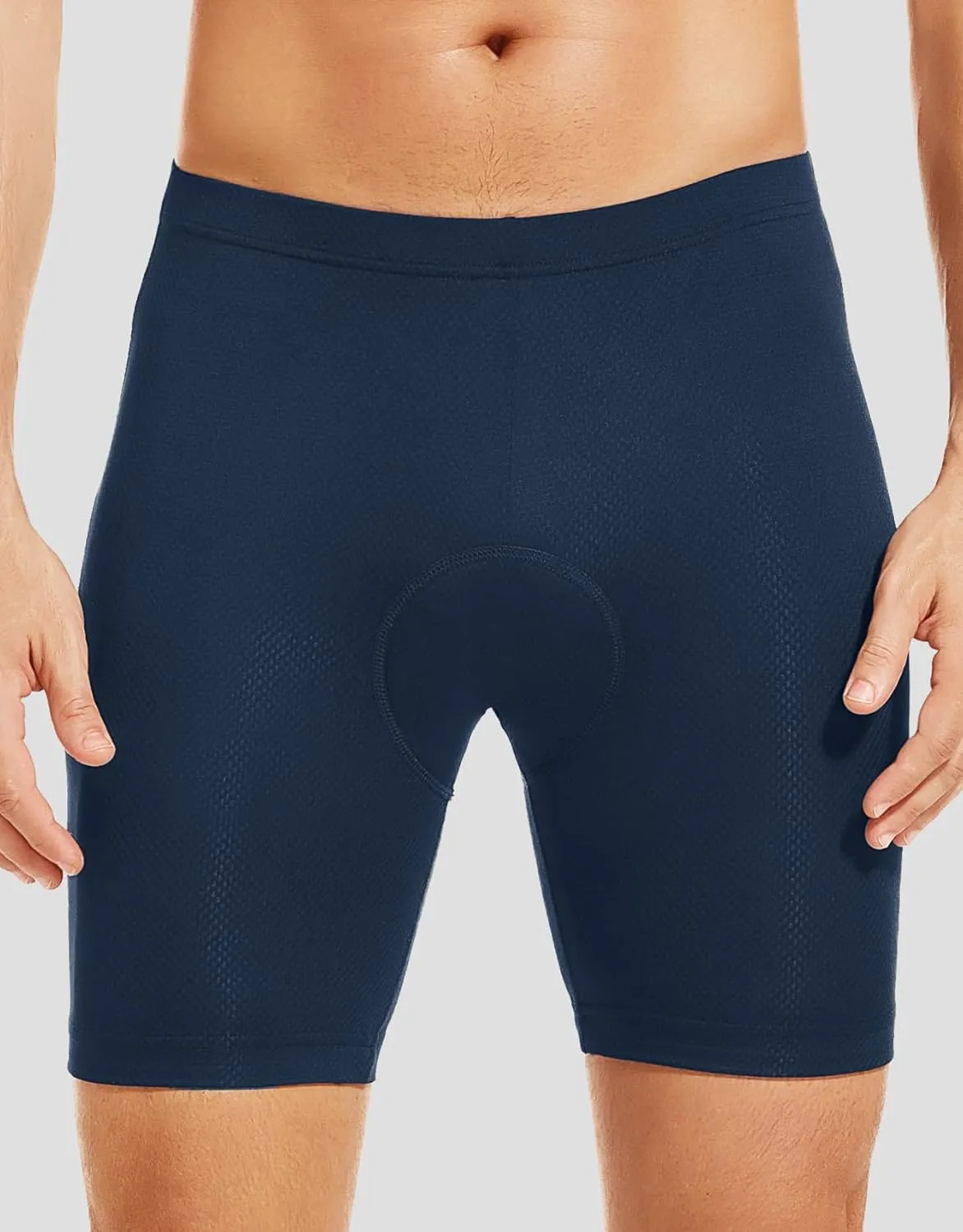 qualidyne Men's Cycling Underwear 4D Padded Bike Shorts MTB Liner Bicycle Undershorts Biking Underpants Breathable