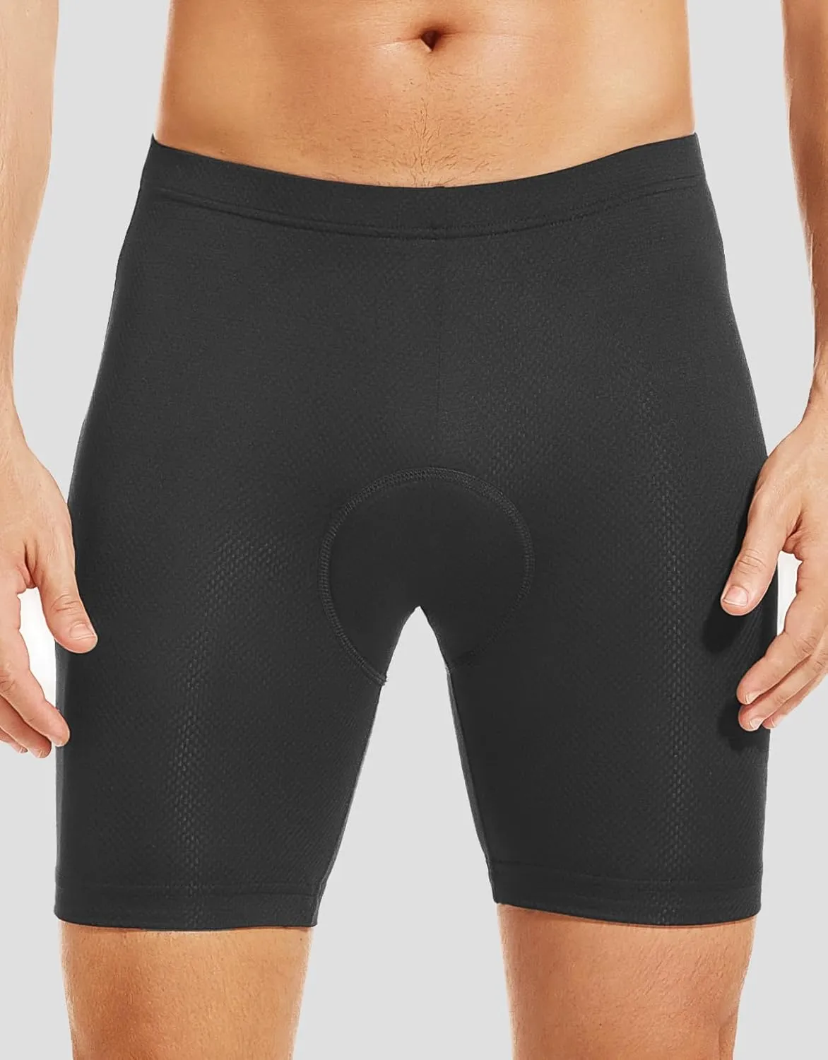 qualidyne Men's Cycling Underwear 4D Padded Bike Shorts MTB Liner Bicycle Undershorts Biking Underpants Breathable