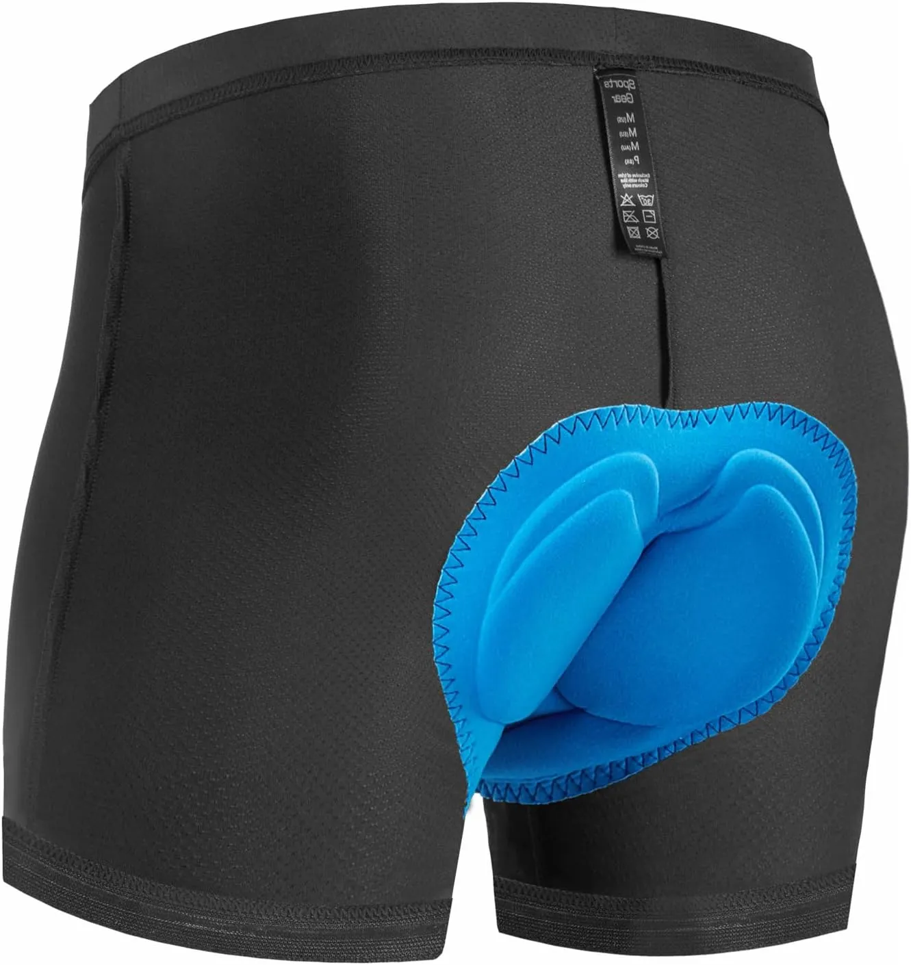 qualidyne Men's Cycling Underwear 4D Padded Bike Shorts MTB Liner Bicycle Undershorts Biking Underpants Breathable