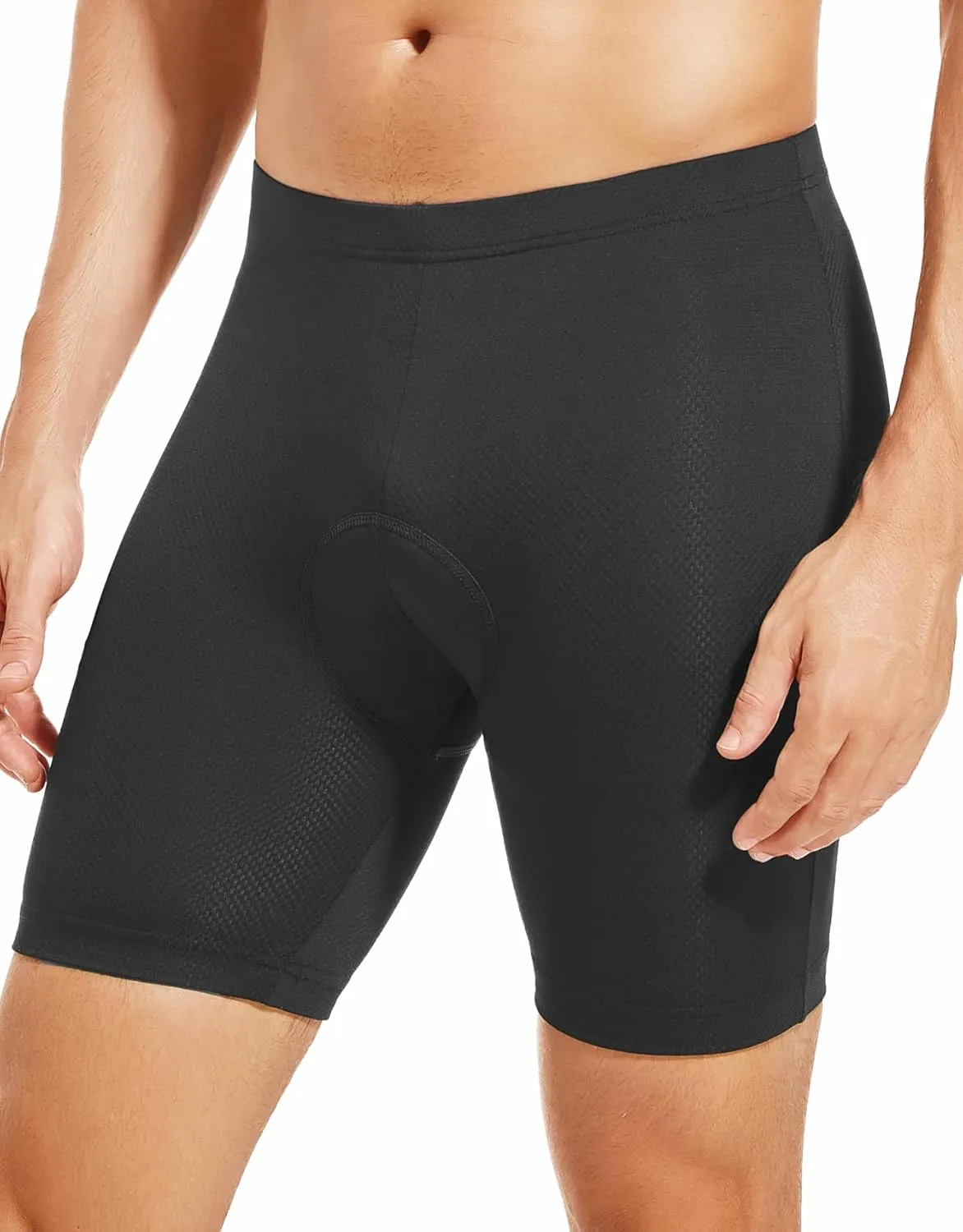qualidyne Men's Cycling Underwear 4D Padded Bike Shorts MTB Liner Bicycle Undershorts Biking Underpants Breathable