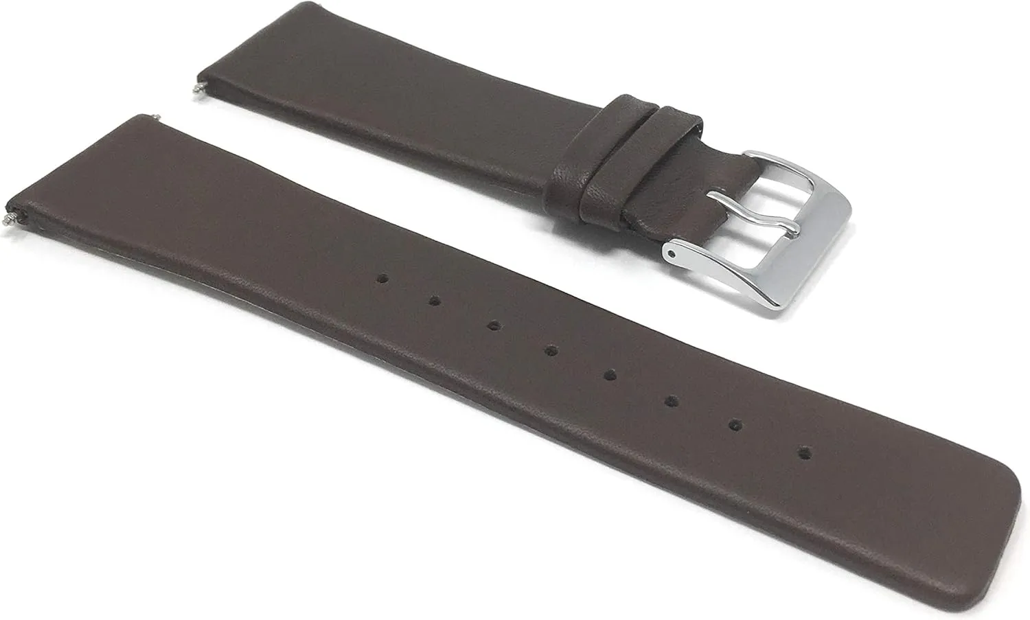 Quick Release Pushpins, Leather Replacement Watch Band for Skagen Watch Band Strap, Attaches with Pushpins, Many Colors - 12mm, 14mm, 16mm, 18mm, 20mm, 22mm, 24mm