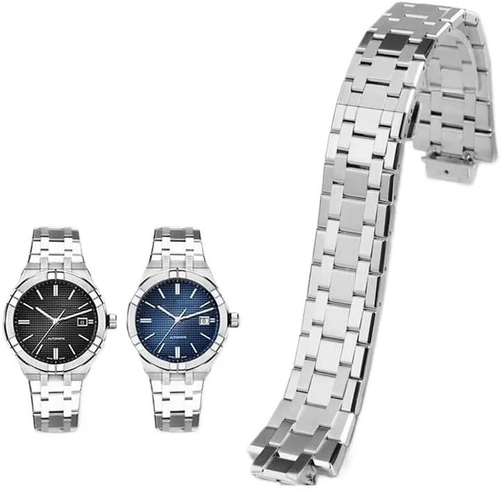 Quick Release Stainless Steel Watchband For MAURICE LACROIX AIKON AI1108 AI6038 AI6058 AI6007 AI6008 Men's Strap