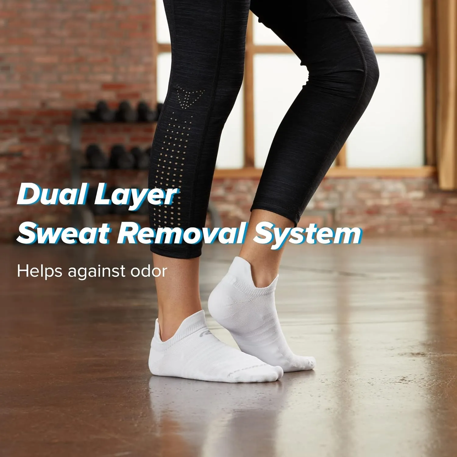 R-Gear Drymax Double Tab Running Socks For Men and Women | Breathable, Moisture Control & Anti Blister | 3 Pack