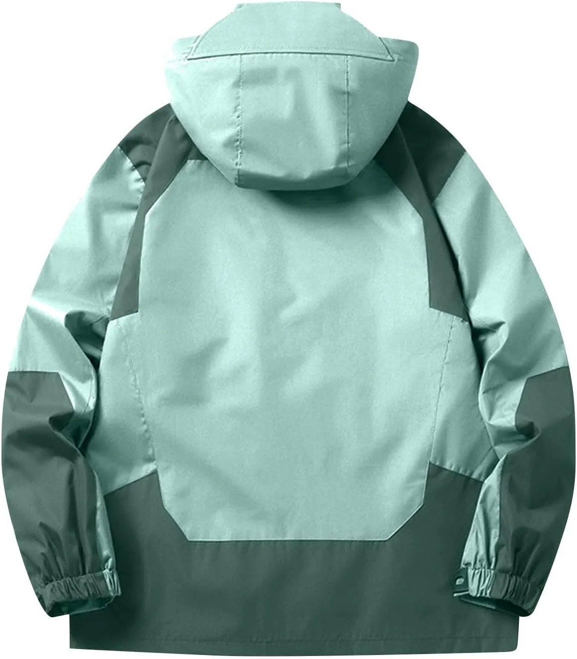 Rain Jacket Men Light Waterproof Rain Coats Ponchos Sun Protective Outdoor Jacket with Hooded
