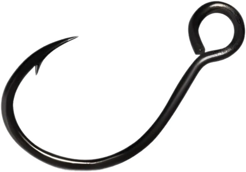 Rapala VMC 7237 Inline Single Size #6 in 100 Pack - Recommended for Treble Replacement on Lures.