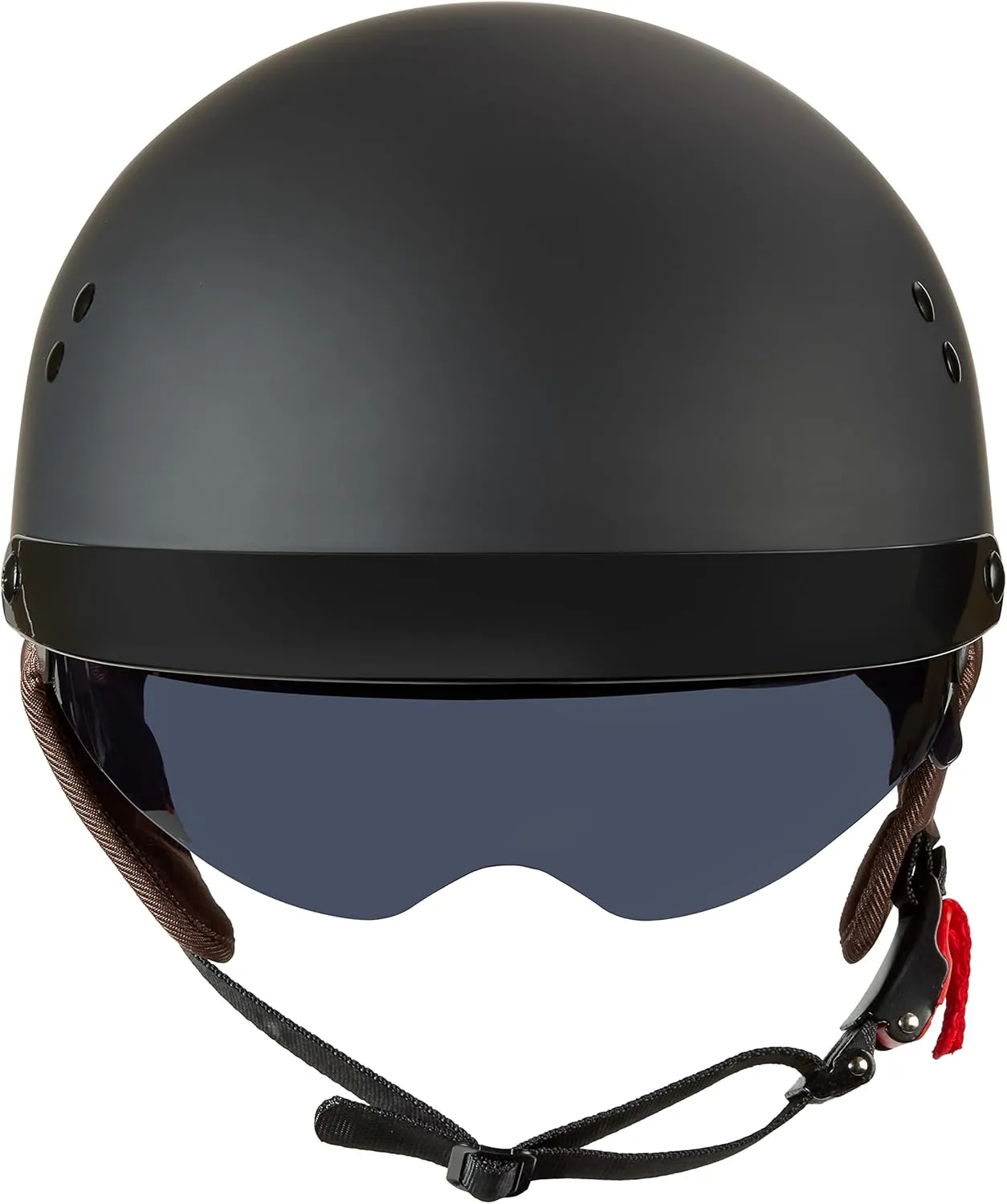 Rapido Half Helmet Motorcycle Open Face Sun Visor Quick Release Buckle DOT Approved Cycling Motocross Suits Men Women