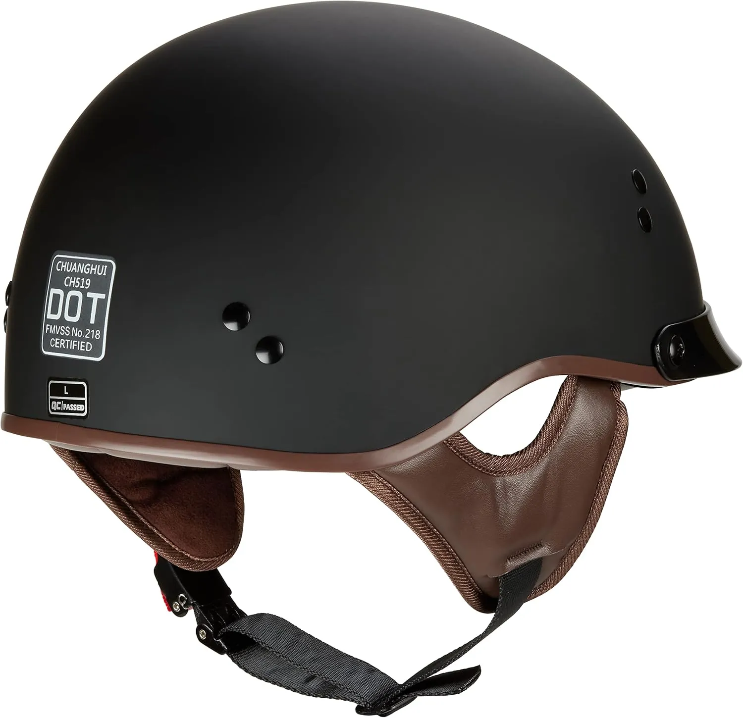 Rapido Half Helmet Motorcycle Open Face Sun Visor Quick Release Buckle DOT Approved Cycling Motocross Suits Men Women