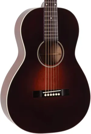 Recording King 6 String Acoustic-Electric Guitar, Right, Satin Transparent Brownburst (RPS-11-FE3-TBR)