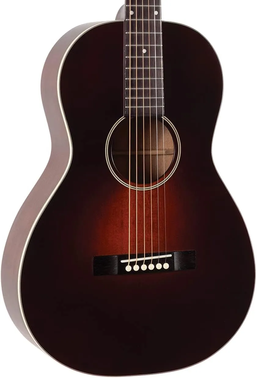 Recording King 6 String Acoustic-Electric Guitar, Right, Satin Transparent Brownburst (RPS-11-FE3-TBR)
