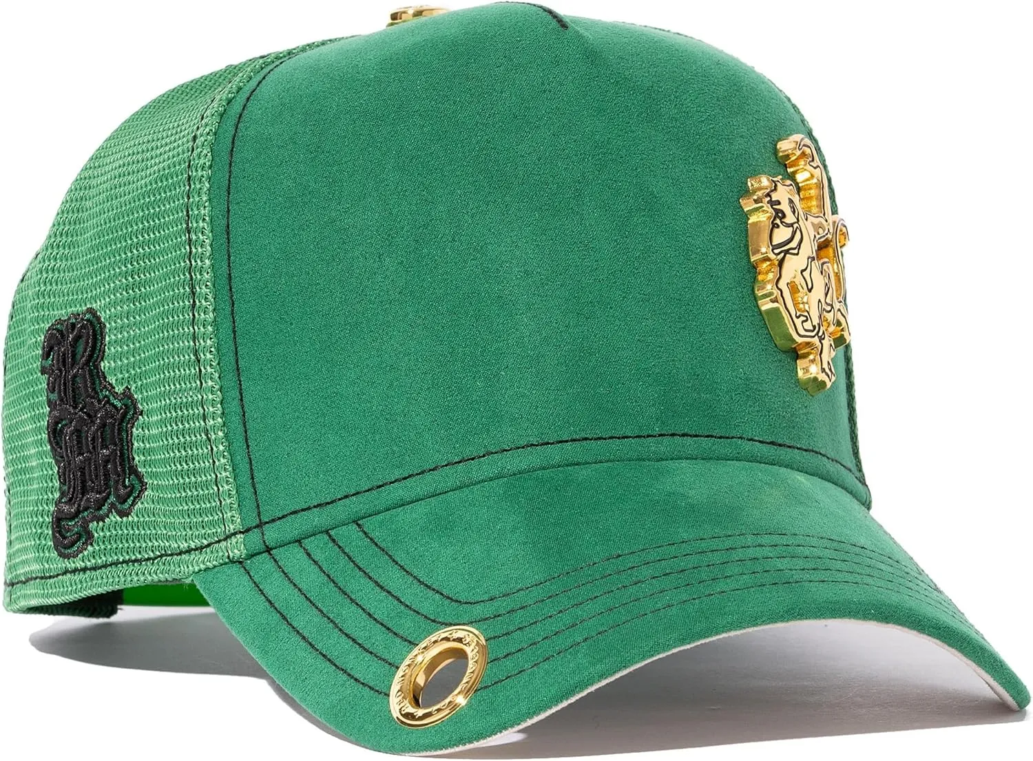 Red Monkey Rich Micro-Suede RM1521 New Limited Edition Trucker Snapback Hat Cap