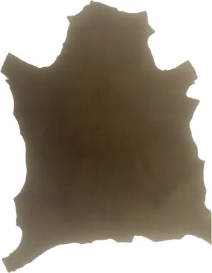 REED© Leather HIDES - Whole Suede Skin 7 to 10 SF (Suede - Brown)