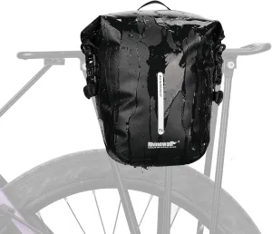 Rhinowalk Bike Pannier Bag 7L Waterproof Bicycle Rear Rack Bag With Shoulder Strap for Touring Cycling