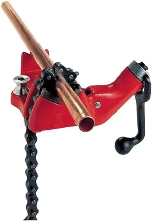 Ridgid 40210 Vise, Bc610 Bench Chain, 11x11x7, Red