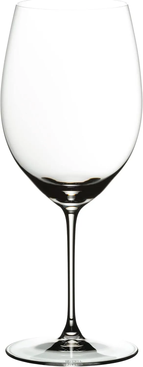 Riedel Personalized Veritas Cabernet/Merlot Wine Glasses, Set of 2 Custom Engraved 22.046 Crystal Wine Glasses for Bordeaux, Cabernet, St. Emilion and More