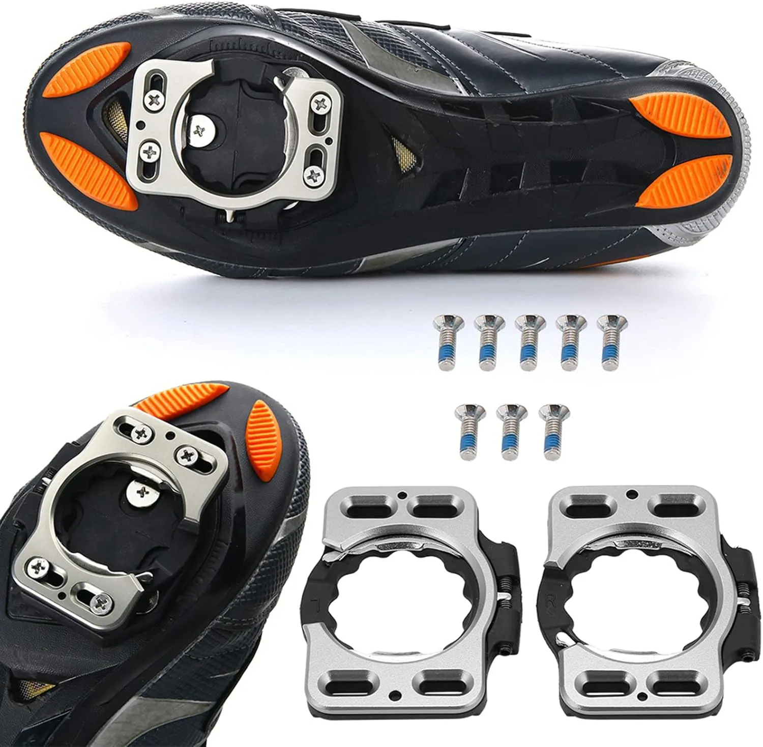 Road Bike Cleats, 1 Pair Quick Release Cycling Pedal Cleat Cover for SpeedPlay Zero