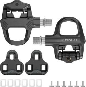 Road Bike Pedals- Ultralight Road Cycling Pedals Clipless Pedals with Cleats Set Compatible with Look KEO System