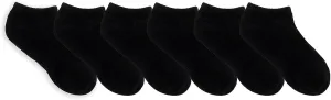 Robeez Children/Youth No Show Cotton Rich Socks for Everyday Wear, 6-Pack, Girls, Boys, Unisex, 1-6 Years
