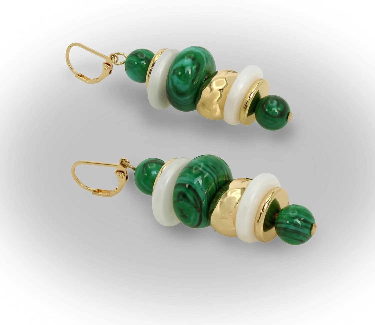 Robert Lee Morris Womens Mixed Beaded Dangle Earrings