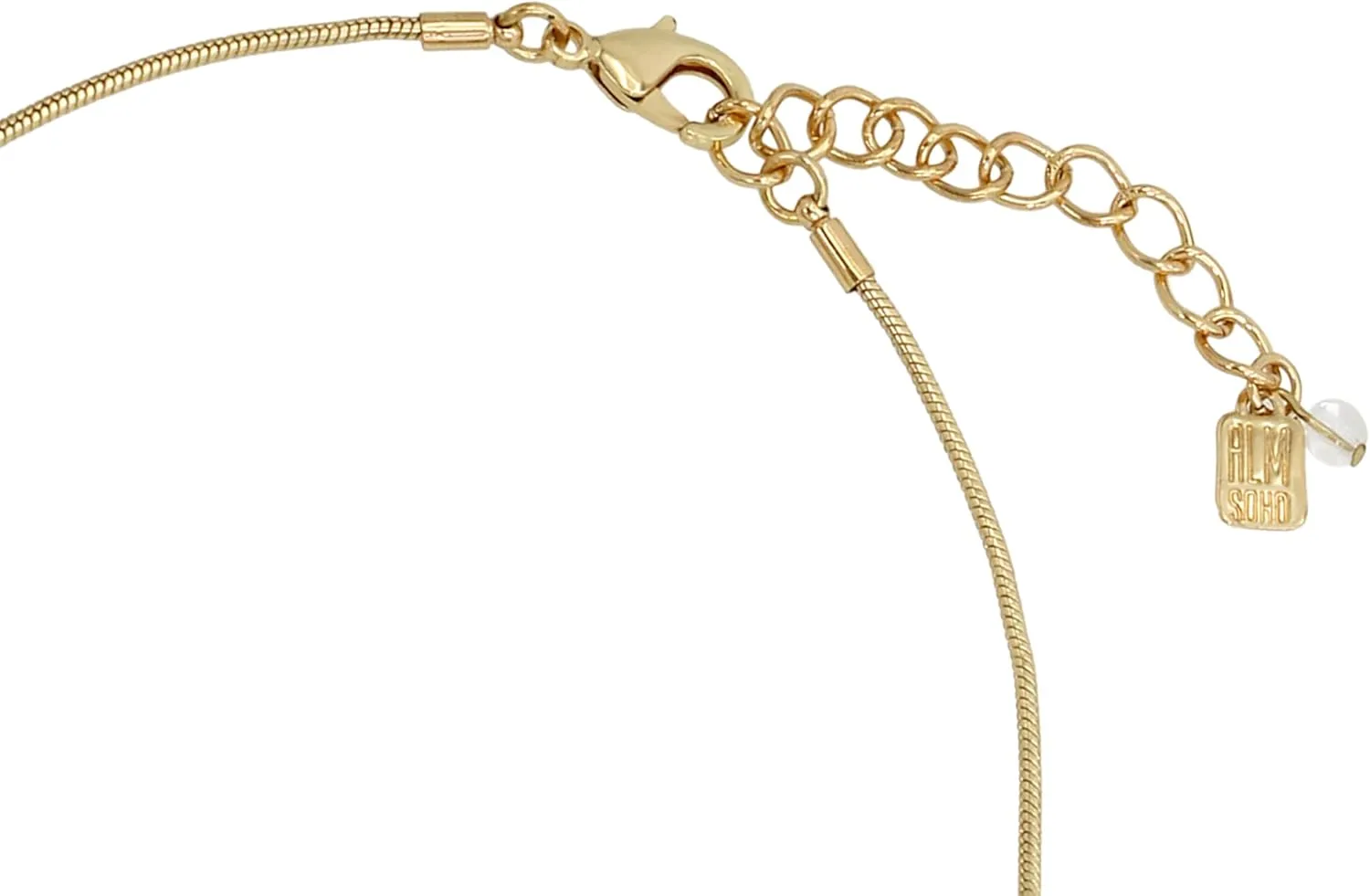 Robert Lee Morris Womens Mixed Beaded Statement Necklace