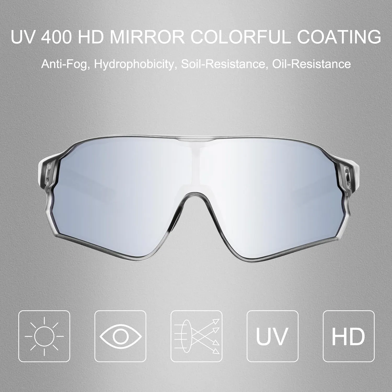 ROCKBROS Polarized Sunglasses UV Protection for Women Men Cycling Sunglasses
