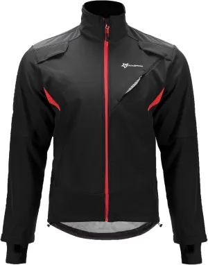 ROCKBROS Winter Cycling Jacket for Men Thermal Fleece Windproof Jacket Running Biking Hiking