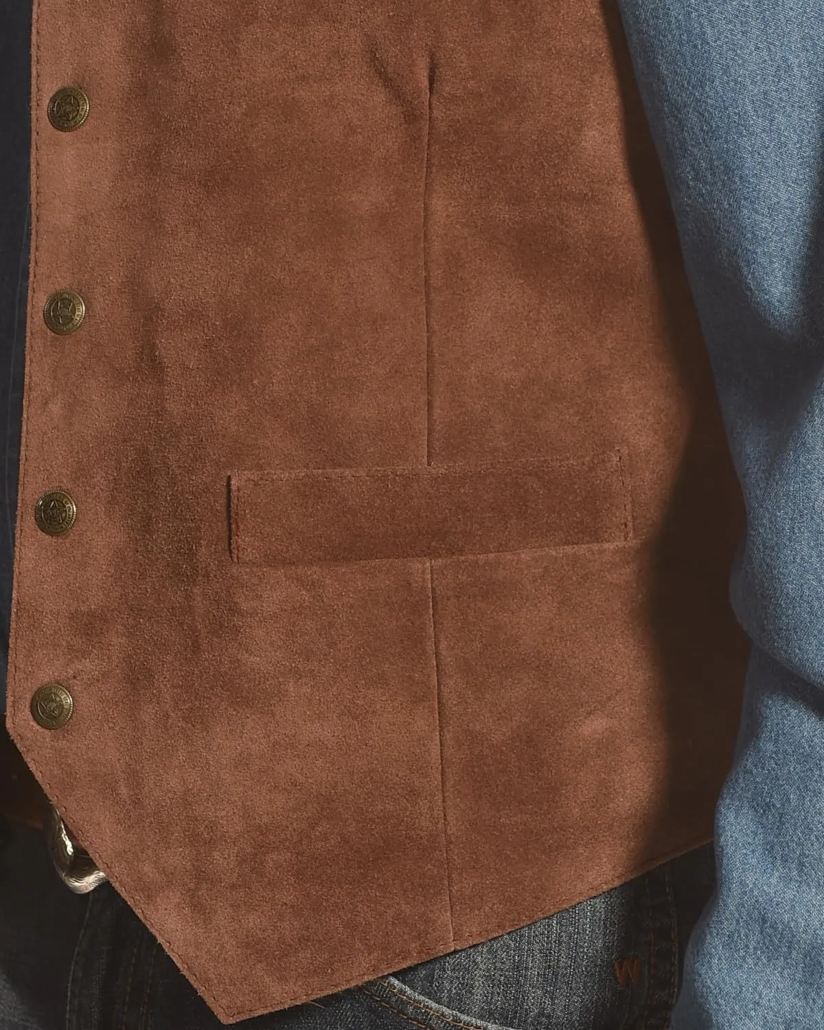 Roper Men's Suede Vest