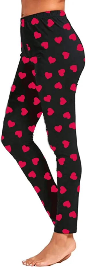 Roshop Women's Elastic Drawstring Funny Holiday Leggings