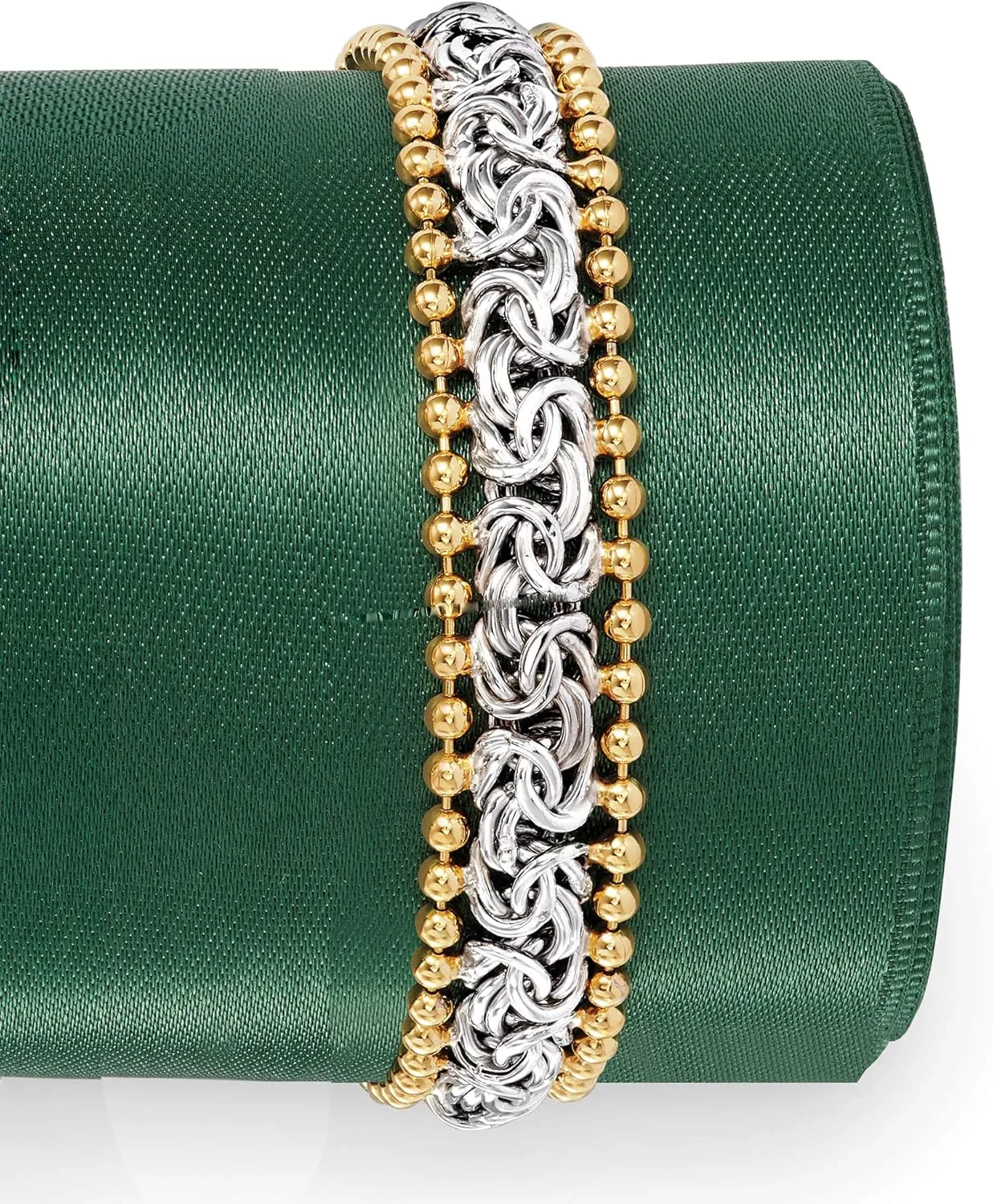Ross-Simons Byzantine Beaded-Edge Bracelet