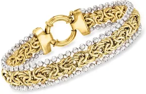 Ross-Simons Byzantine Beaded-Edge Bracelet