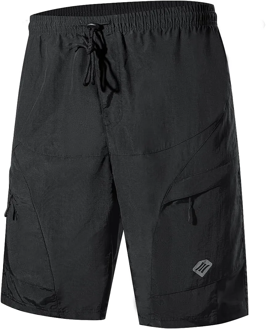 Santic Men's 3D Padded Mountain Bike Shorts Lightweight Cycling MTB Shorts
