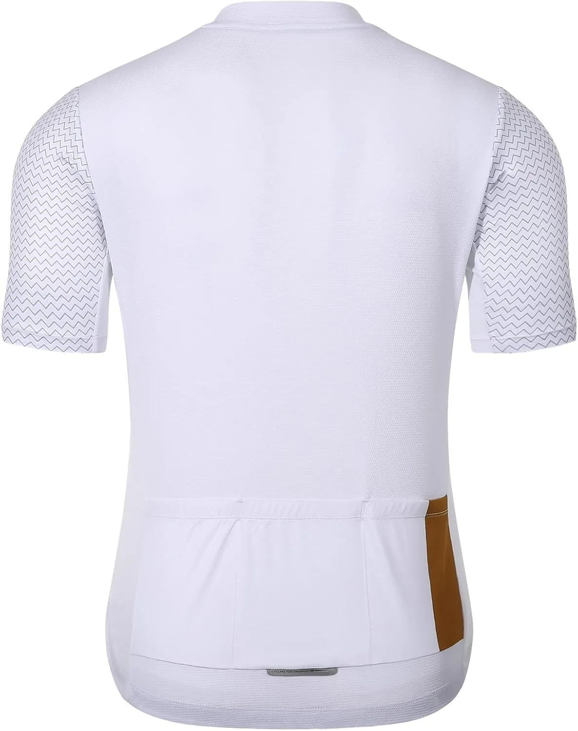 Santic Men's Cycling Jersey Short Sleeve Tops Pro Road Bike Shirt Full Zipper UPF 50  MTB Jersey with Pockets