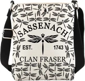 Sassenach Inspired Crossbody Bag Sassenachy Dragonfly Shoulder bag North Carolina Gift