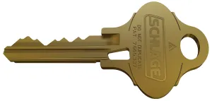 Schlage Gold Small Key Blank, S123 Keyway, Box of 50