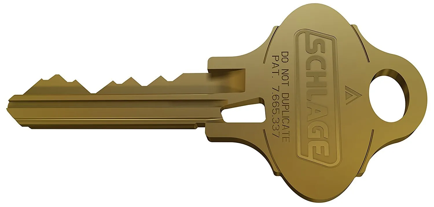 Schlage Gold Small Key Blank, S123 Keyway, Box of 50