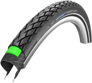 SCHWALBE Marathon HS 368 Road Bike Tire (700x28, Allround Wire Beaded, Reflex)